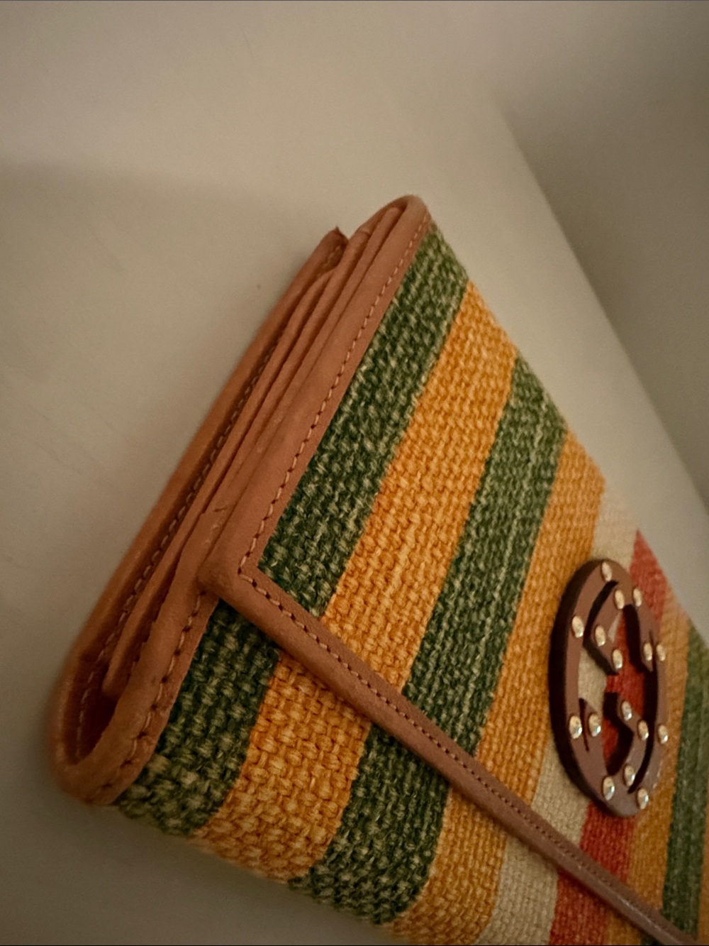 Gucci Bamboo Rafia Wallet